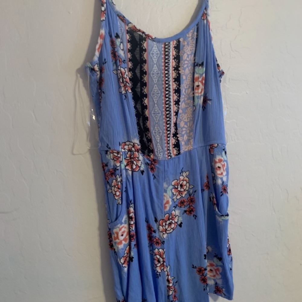 Baby blue romper